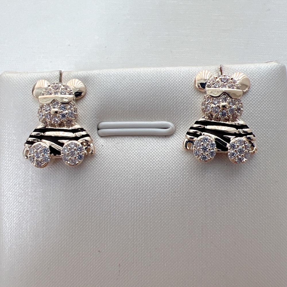 Bear Stud Earrings